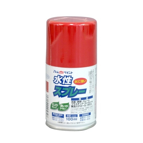 水性スプレー 100ml スカーレット