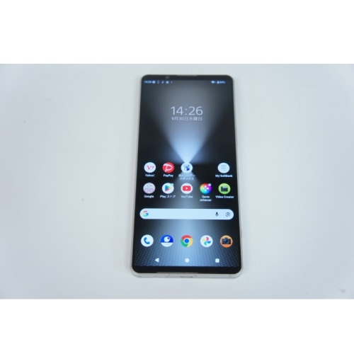 [中古B]Xperia1 VI A401SO プラチナシルバー ネットワーク利用制限● (SoftBank版SIMフリー)(2522200125737)