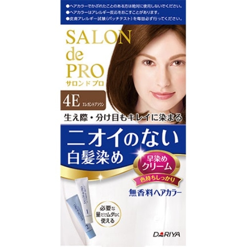 [取寄10]サロンドプロ無香料ヘアカラークリーム4E [4904651181476]