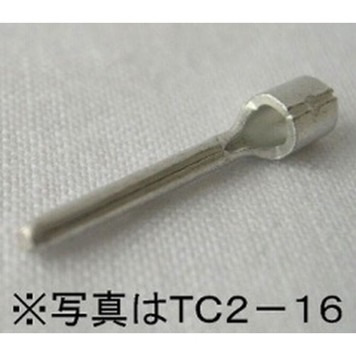 [取寄10]裸圧着端子棒型 TC1.25-16 シルバー [4521989006136]