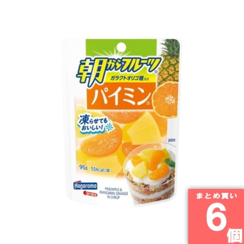 [取寄10][まとめ買い]朝からフルーツパイミンパウチ 95g×6個[4902560171335]