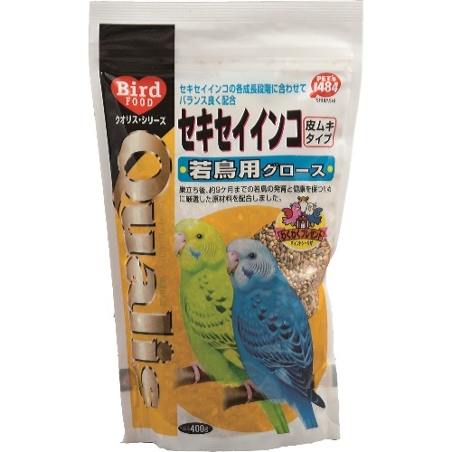 [取寄10]ペッズイシバシ セキセイインコグロース 400g[4970620003032]