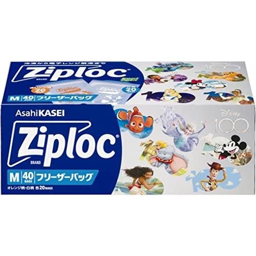ジップロック フリーザーバッグ Mディズニー23 40枚