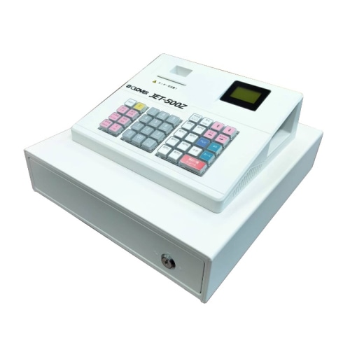 JET電子レジスター 取寄10]レジスター JET－500Z ホワイト [1台][4562234620684]: PCボンバー