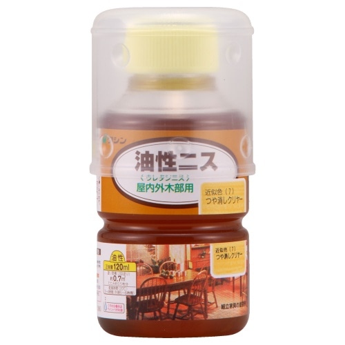 [取寄10]油性ニス120ml つや消しクリヤー [4965405210651]