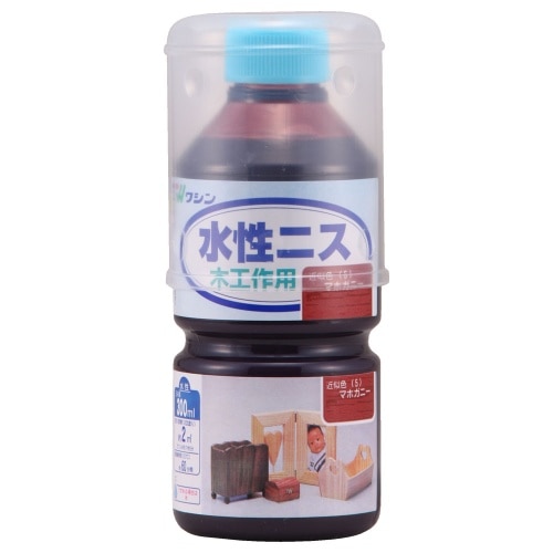 水性ニス300ml マホガニー