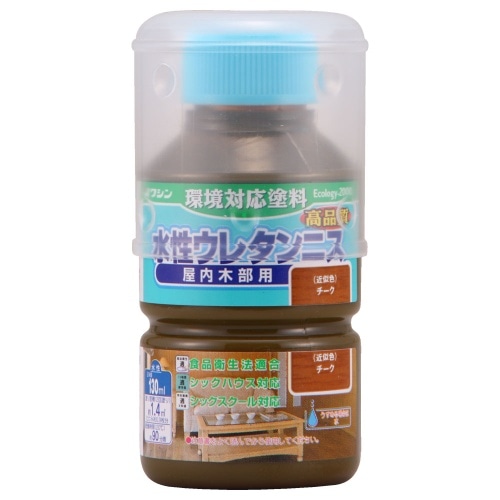 [取寄10]水性ウレタンニス130ml チーク [4965405115116]