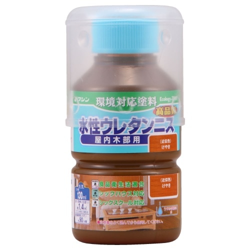 [取寄10]水性ウレタンニス130ml けやき [4965405115154]