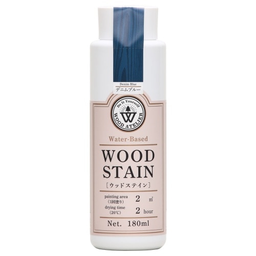 ウッドステイン180ml デニムブルー