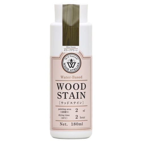 ウッドステイン180ml オリーブグリーン