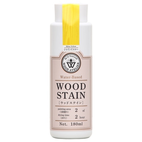 ウッドステイン180ml シャインイエロー