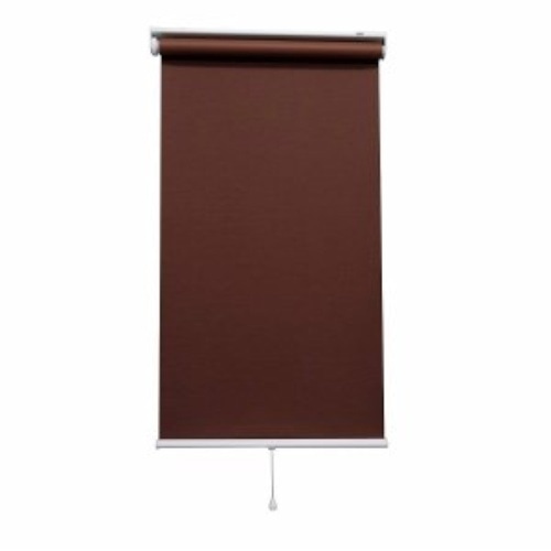 ロールスクリーン ラビータミックス チョコレート 130×200cm スプリング式