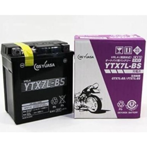 GYB バイク用バッテリー YTX7L-BS