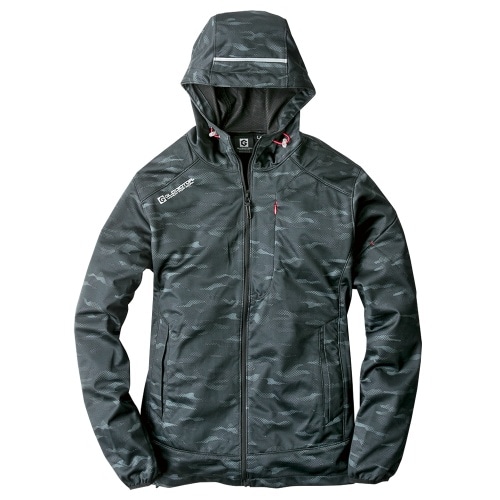 防風ストレッチフーディー CHカモフラ G-2346 M [1着]
