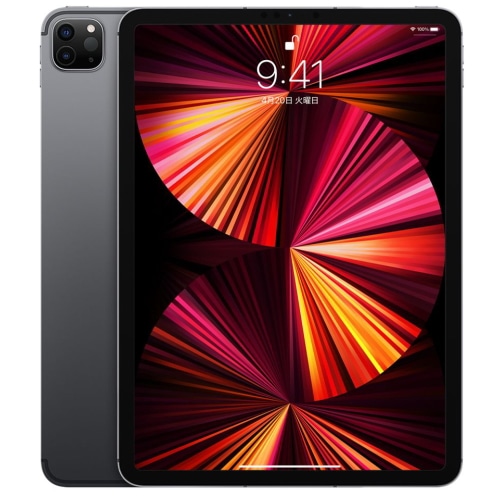iPad Pro 11インチ Wi-Fi 2021年春モデル MHQR3J/A スペースグレイ [128GB]