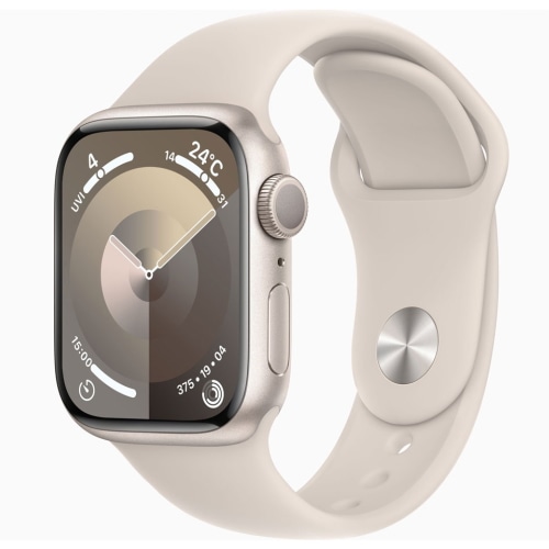 Apple Watch Series 9 GPSモデル 41mm MR8T3J/A スターライトスポーツバンド S/M