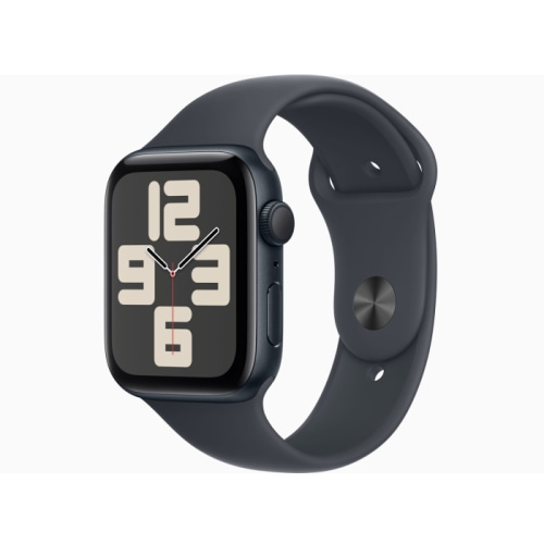[新古品]Apple Watch SE 第2世代 GPSモデル 44mm MXEK3J/A ミッドナイトスポーツバンド M/L