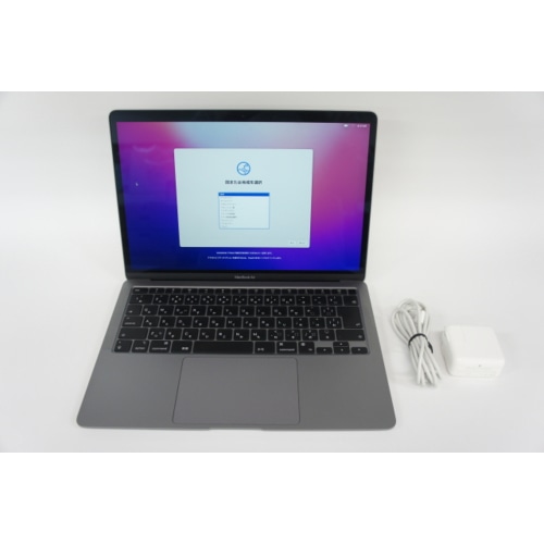 [中古B]MacBook Air 2020 M1 Z125000MXJ/A カスタマイズモデル(Apple M1(8コア/8コア)/16GB/512GB)