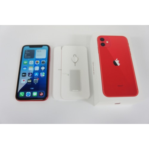 [中古C]iPhone11 MWM32J/A レッド (docomo) (SIMロック解除済) [128GB]