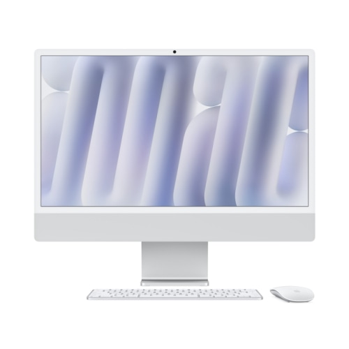 iMac 24インチ Retina 4.5Kディスプレイモデル M4チップ 8コアGPU 256GB SSD 16GBメモリ MWUC3J/A シルバー