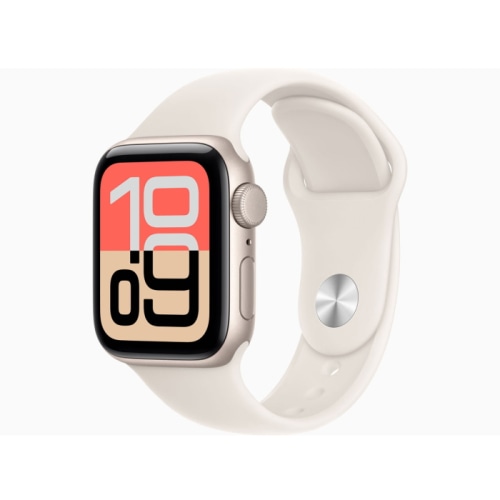 Apple Watch SE 3 GPSモデル 40mm  MEH54J/A  [スターライトスポーツバンド M/L]