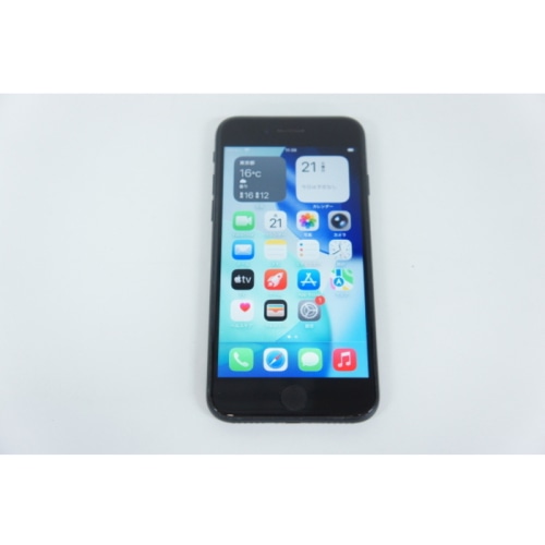 [中古B]iPhoneSE 第3世代 MMX53LL/A ミッドナイト (海外版 SIMフリー) (最大バッテリー容量100%(純正BT交換済)) [64GB]