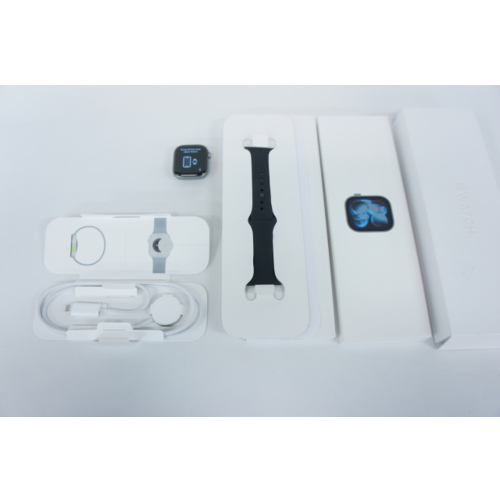 [中古A]Apple Watch Series 11 GPSモデル 42mm MEQW4J/A スペースグレイ・ブラックスポーツバンド S/M