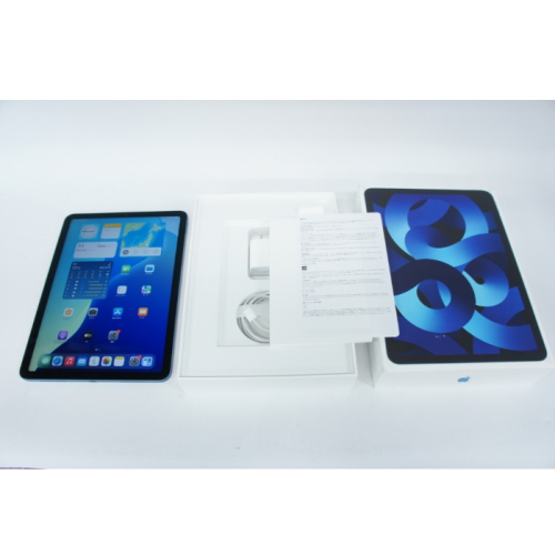 [中古C]iPad Air 10.9インチ 第5世代 Wi-Fiモデル 3M9E3J/A ブルー (店頭展示モデル)※液晶左側にキバミあり [64GB]