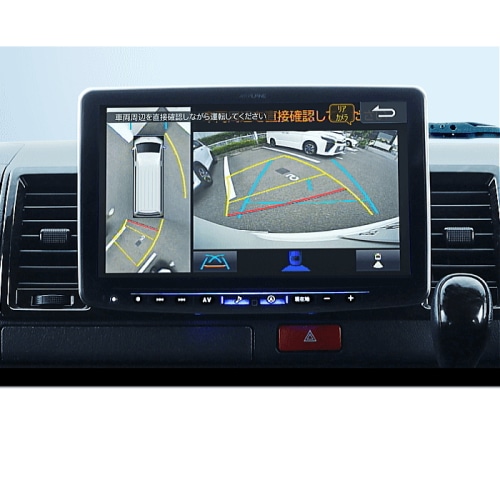 ハイエース(200系)スーパーGL専用 パーフェクトフィット ビッグX(シンプルモデル) PF11NX2S-HI200SGL-PM パノラミックビューモニター対応パッケージ