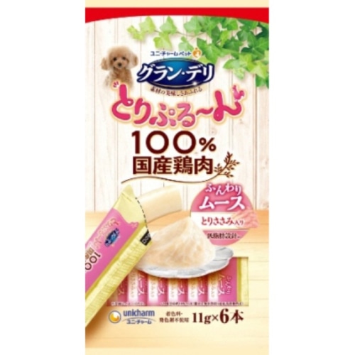 グラン・デリ とりぷるーん ムース とりささみ 11g×6本