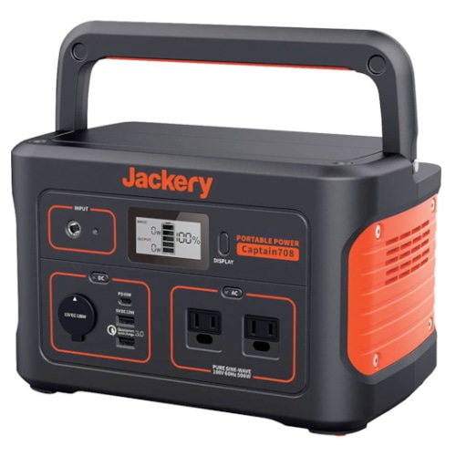 [直送3]Jackery(ジャクリ)  ポータブル電源 708 大容量191400mAh/708Wh アウトドア キャンプ 防災  ソーラー充電対応 PTB071