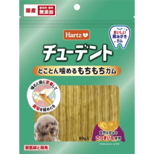 チューデント とことん噛めるもちもちガム さつまいも味 60g