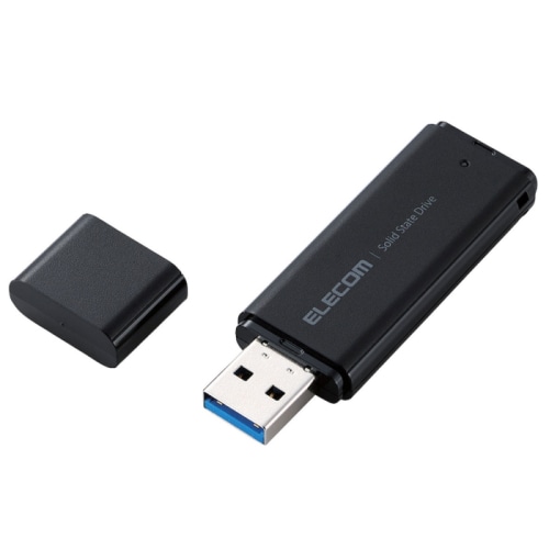ESD-EMC0500GBK ブラック (ポータブルSSD)