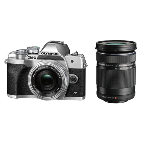 OM-D E-M10 Mark IV EZダブルズームキット シルバー