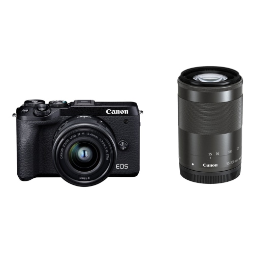 [おすすめ]EOS M6 Mark II ダブルズームキット ブラック