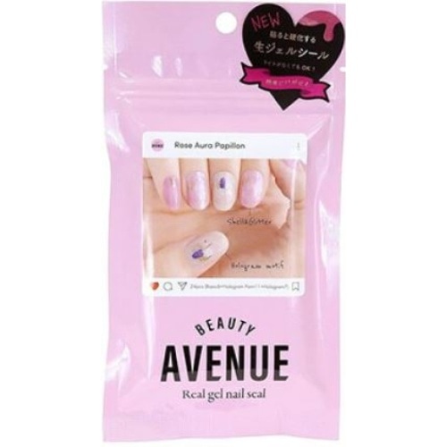 BEAUTY AVENUE リアルジェルネイルシール ローズオーラパピヨン