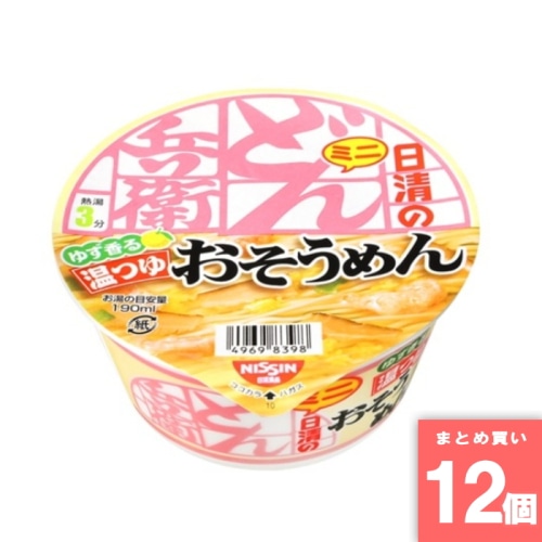 [取寄10][まとめ買い]【12個セット】どん兵衛温つゆおそうめんミニ 36g [0000049698398]