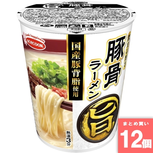 [取寄10][まとめ買い]【12個セット】まる旨 豚骨ラーメン [4901071246228]