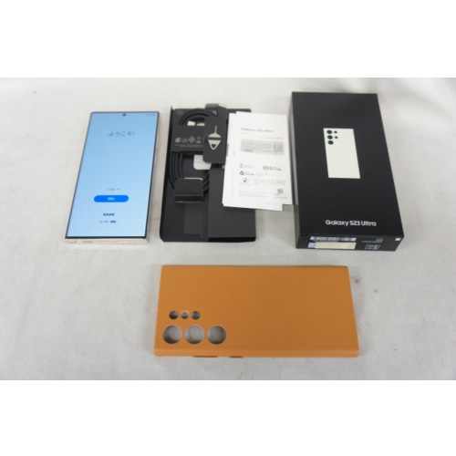 [中古A]Galaxy S23 Ultra SCG20 クリーム (au)(SIMフリー) [256GB]