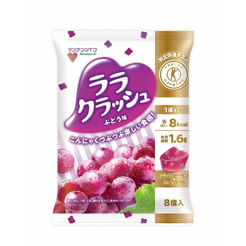 蒟蒻畑ララクラッシュぶどう味 [1袋]