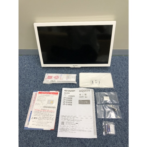 [ジャンク品]AQUOS 2T-C19DE-W ホワイト系 [19インチ]