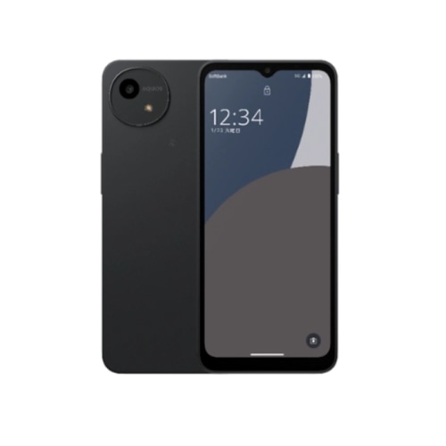 [未使用品]AQUOS wish4 A403SH ブラック (softbank) (SIMフリー)(法人向けモデル) ※動作確認のため通電のみ行っております [64GB]