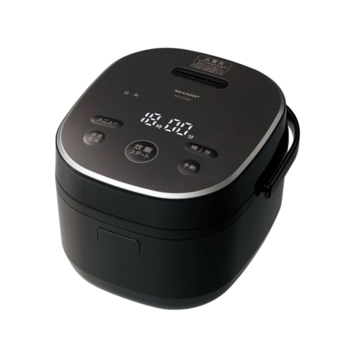 [箱難ありC]KS-CF05E-B ブラック系 取っ手つき内釜で使いやすい 3合炊き