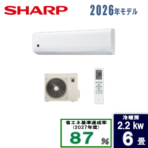 AC-22UFC ホワイト系 6畳 [2.2kW]