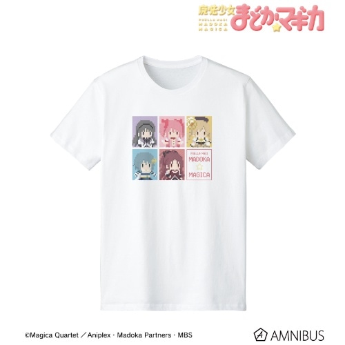 魔法少女まどか☆マギカ 魔法少女集合 Tシャツ(ワンナイト人狼コラボドット絵ver.)メンズ(サイズ/M)