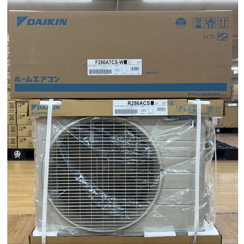 [展示品B]S286ATCS-W ホワイト (ご購入日からメーカー保証利用可) 10畳 [2.8kW]