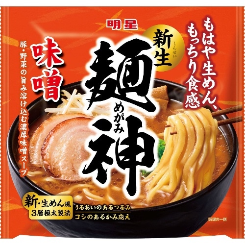 [取寄10]明星 麺神 味噌 116g [1個][4902881056793]