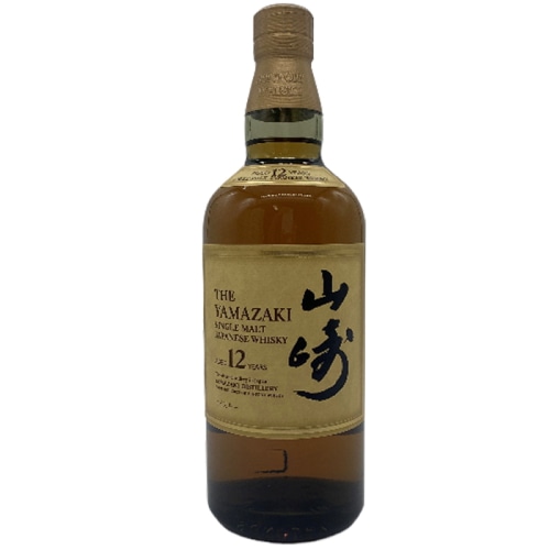 サントリー シングルモルトウイスキー 山崎12年700ml 箱なし