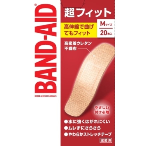 バンドエイド 超フィット Mサイズ 20枚