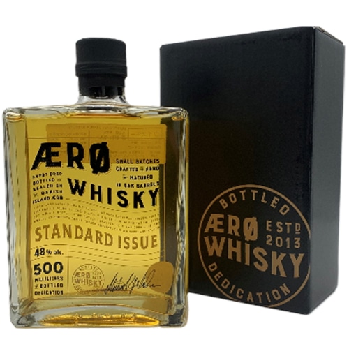 [アウトレット]エーロ シングルモルトウイスキー スタンダードイシュー 500ml 箱付
